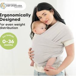 Xx KeaBabies Baby Wrap Carrier - All In 1 Original Baby Carrier Newborn To Toddler
