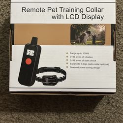 Brand New Pet Training Collars 