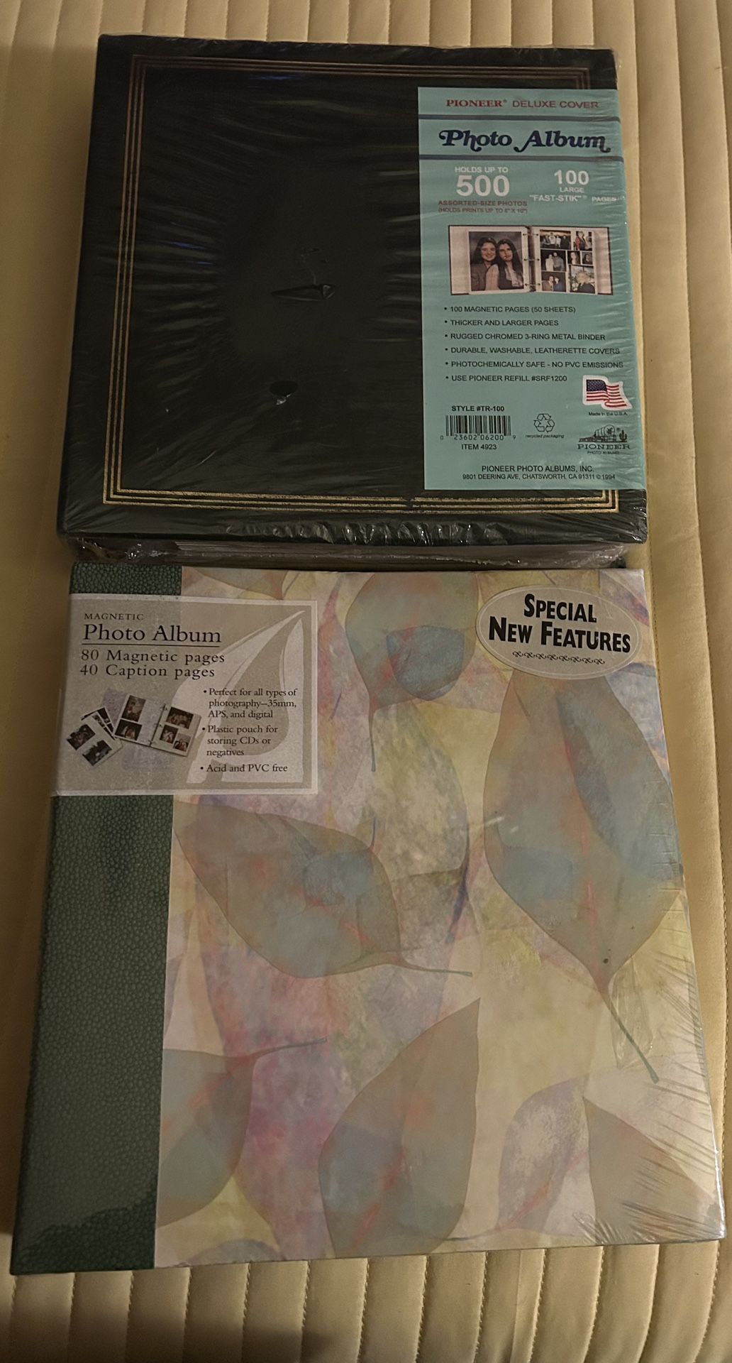 New 2 Photo Albums Sold Together