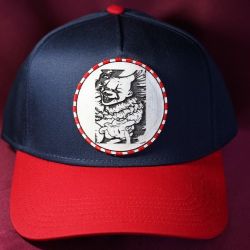 Baseball Cap with Leather Engraved Patch
