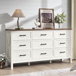 9 Drawer & 6 Drawer Dresser Set - Brand new