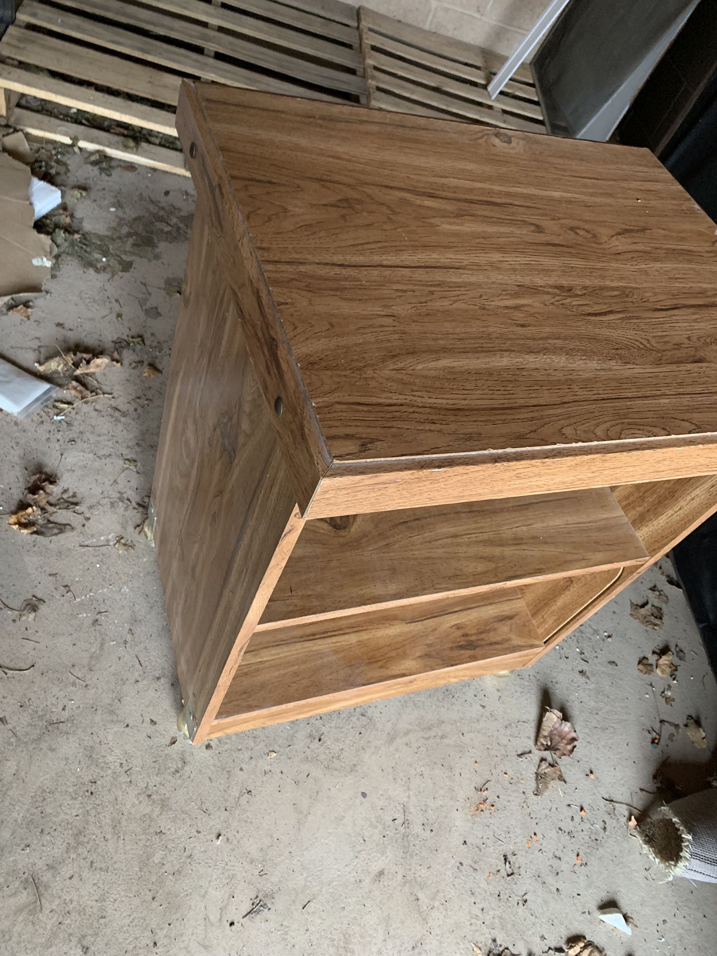 Sturdy Tv Stand With Wheels. $10