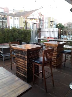 Outdoor patio tables