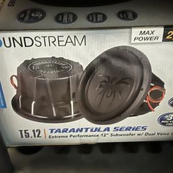 (2) 12” Tarantula T512.2 Subwoofers Brand New In Box 