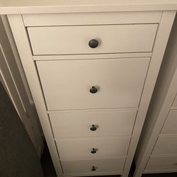 IKEA Hemnes White 5 Drawer Chest Dresser