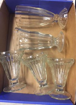 Ice cream sundae glasses