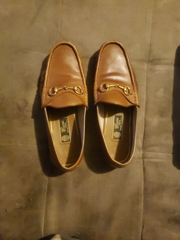 Gucci MEN'S Loafers SIZE 9 1/2 Brown
