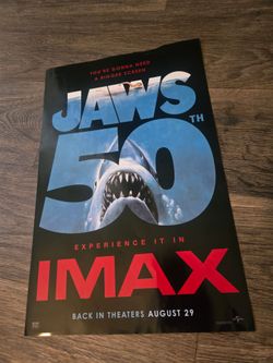 Vintage Jaws 50th Anniversary Poster