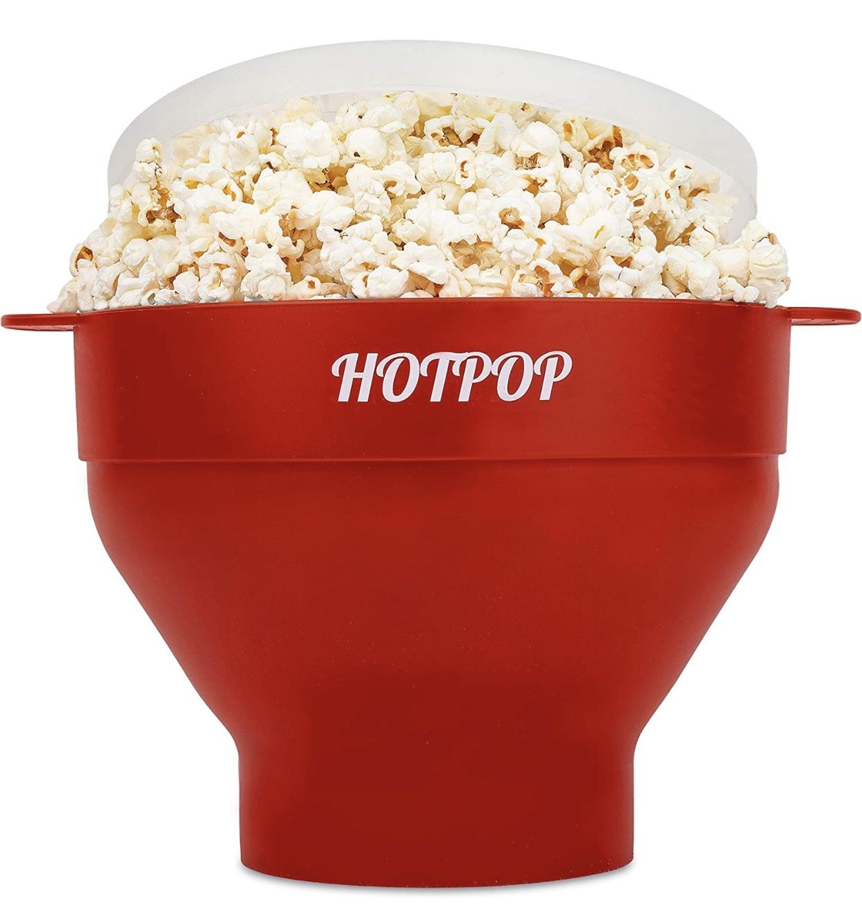 The Original Hotpop Microwave Popcorn Popper, Silicone Popcorn Maker, Collapsible Bowl BPA-Free and Dishwasher Safe- Multiple Colors Available