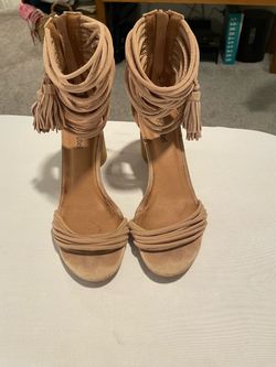 Jeffrey Campbell Pallas Ankle Strap Sandal Brown US 7.5 women’s