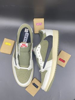 Jordan 1 retro low Travis Scott medium olive 