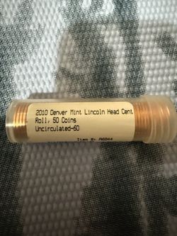 Mint Uncirculated Lincoln Head Penny Sleeve