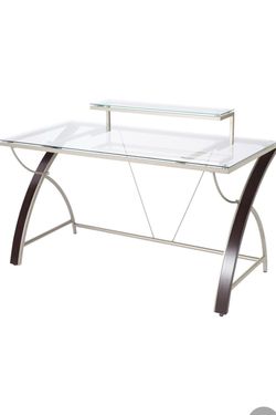 Axley 55” Glass Computer Desk