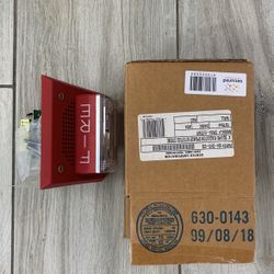 Gentex Corporation Part No. (contact info removed)-002 4-inch Square Evacuation Speaker W-15-75CD Strobe Model SPKE4-15-75WR