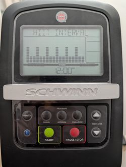 2020 Very Good Schwinn 130 Upright Bike 51-200 Rides - Rochester, NY