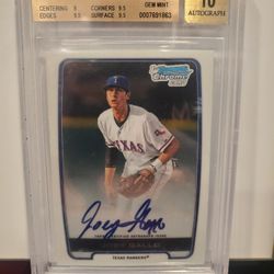 2012 Bowman Chrome Joey Gallo Auto