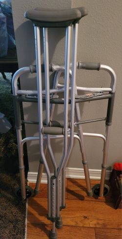 Brand New Walker & Crutches NEVER USED