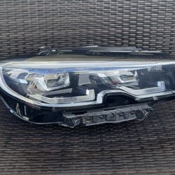 2019 2020 2021 BMW 330i M340i Right Passenger Side LED Adaptive Complete Headlight Chrome Type OEM (contact info removed)-08
