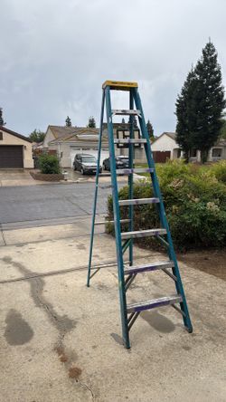 Blue ladder