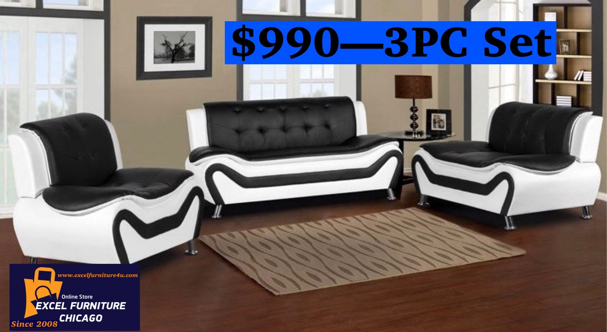 FREE DELIVERY💥Brand New 💥3PC Sofa, Loveseat, Chair Set