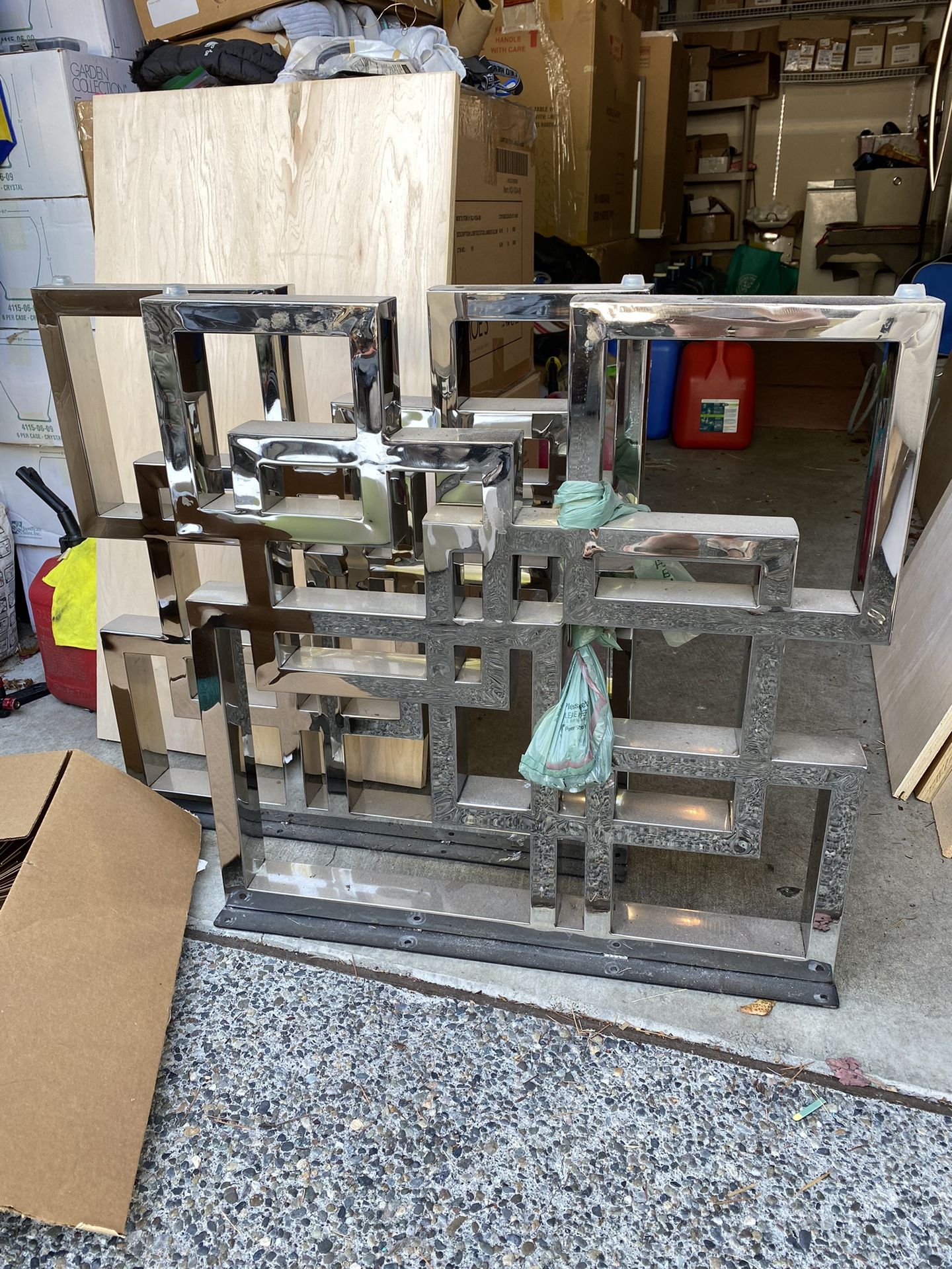 Custom dining table base