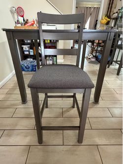 Dining room table with chairs