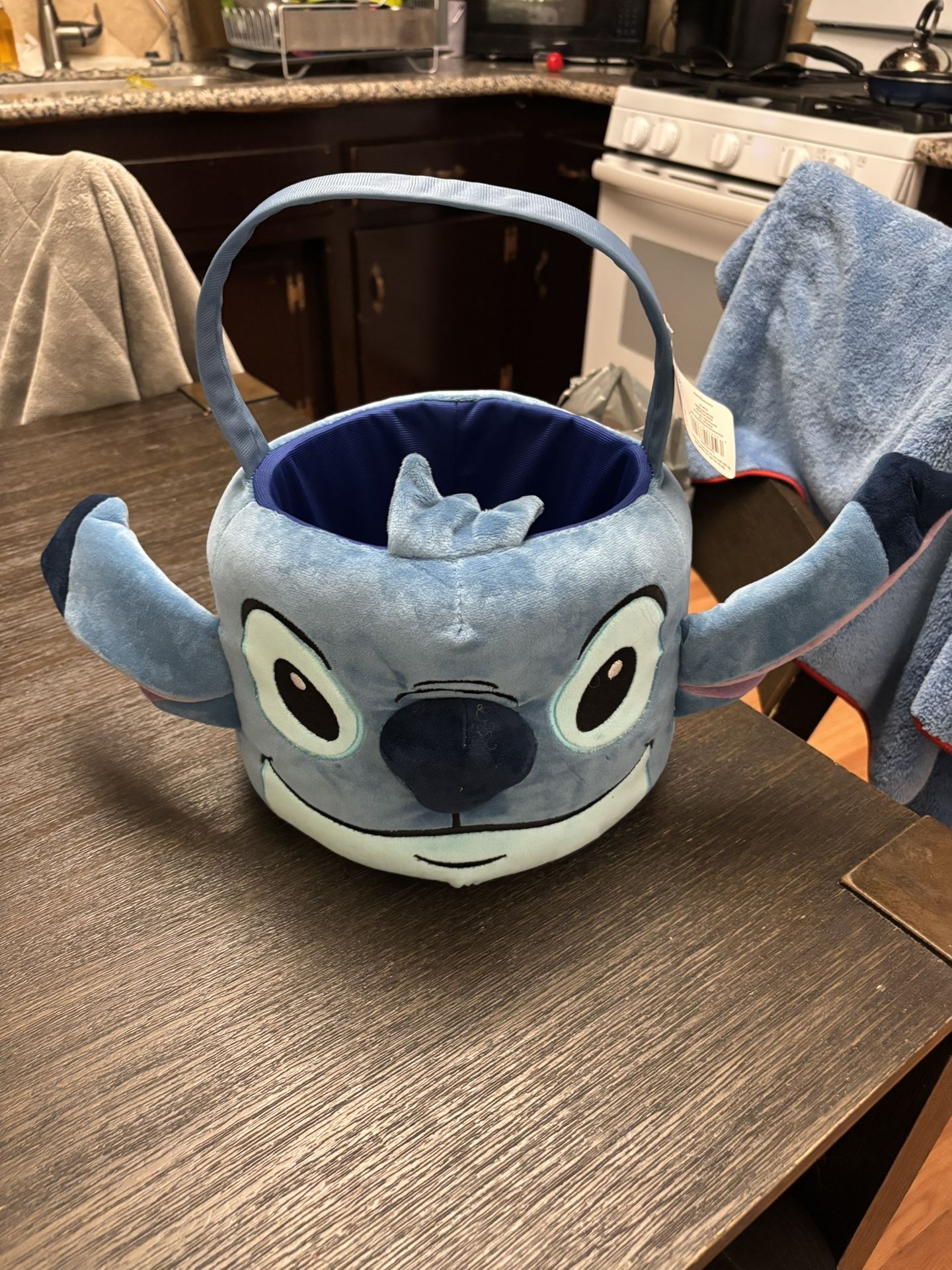 Kids Halloween Basket Bucket Stitch Disney