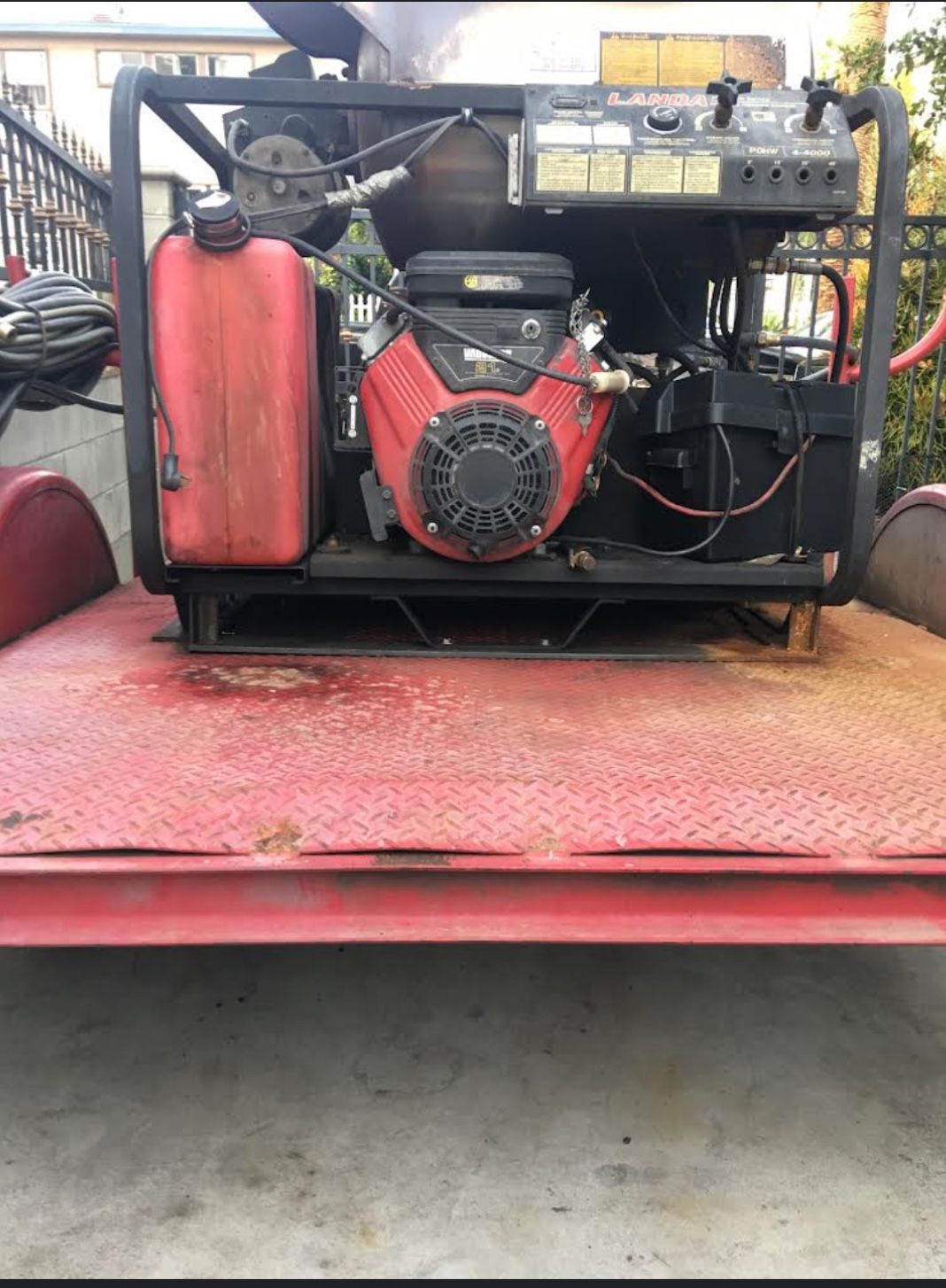 Pressure Washer and Trailer