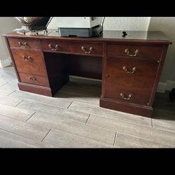 Desk And Shelf With Drawers 