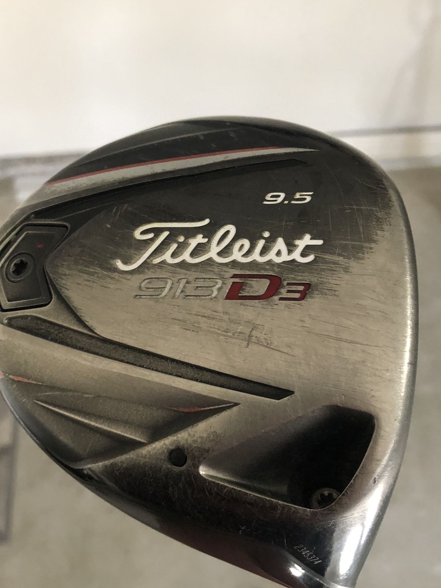 Titelist 913 D3 9.5 Degree Driver Kuro O 60gram Stiff Shaft