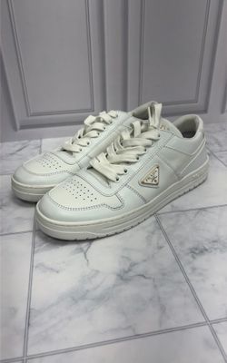 Authentic Prada Downtown Leather Sneakers 38.5