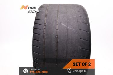 Pair of 2 Used  4.5/32 Summer  335/25ZR20  99Y  Michelin  Pilot Sport Cup 2 ZP