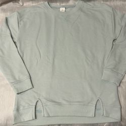 Evsie Girls XL Pale Green Sweatshirt Washed Never Worn