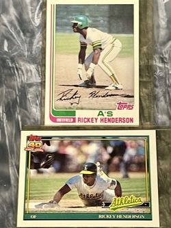 RICKEY HENDERSON TOPPS VINTAGE CARDS