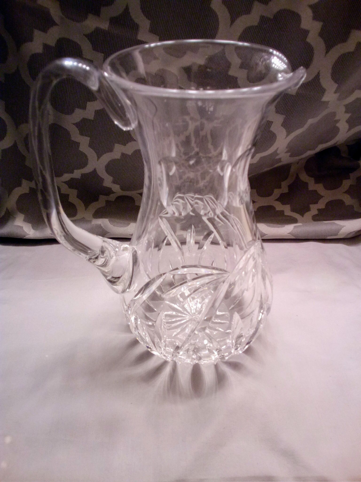 Stunning Crystal Waterford Pitcher, Excellent Condition - 44 oz.