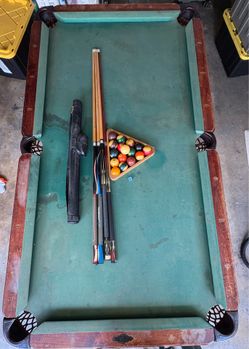Vintage AMF wooden pool table