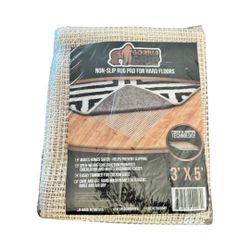 Non-Slip Rug Pad For Hard Floors 3’X5’ By Gorilla Grip Shipping Available 