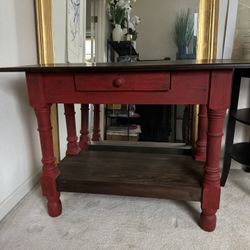 Real Hardwood Antique Looking Design console Table