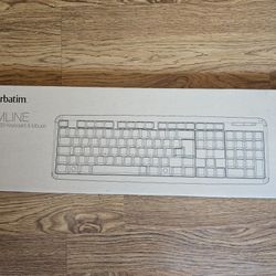 Verbatim SLIMLINE Corded USB Keyboard & Mouse # 99202 , 1908-494