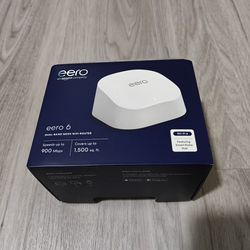  eero 6 high-speed wifi 6 router and booster | Supports speeds up to 900 Mbps | Works with Alexa, built-in Zigbee smart home hub | Coverage 1500 Sq