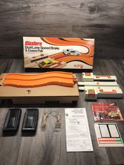 Vtg Hot Wheels Sizzlers Race Track Complete