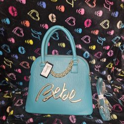 Teal Bebe Purse 