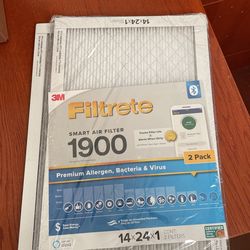 Two Brand New 14 X 24 X 1 Air Filters