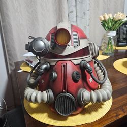 Game Replica Power Armor Helmet Fallout Mask Cosplay