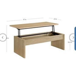Whitlee Lift-Top Coffee Table, Natural