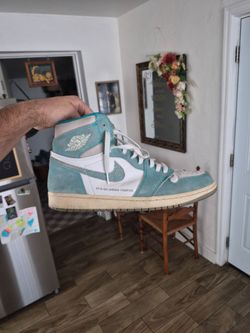 Nike Air Jordan 1 Retro High OG 555088 311 "Turbo Green-Sail-White" Sz 8 New DS -  Men's Size 13
