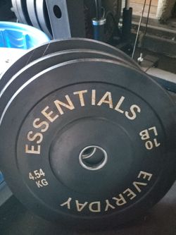 Olympic Bumper Plates Set – 2” – 10lb 15lb 25lb Pairs – Rubber