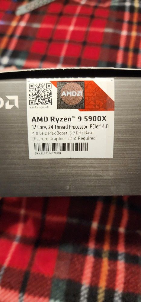 Ryzen 9 5900x 12c 24t CPU