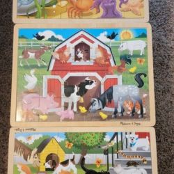 Melissa And Doug Wooden Puzzles