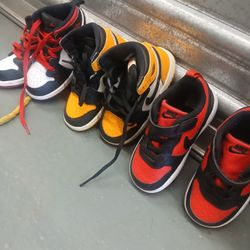 Boys Tennis Shoes Size 8 C Take All 3 Of Them For $80😃